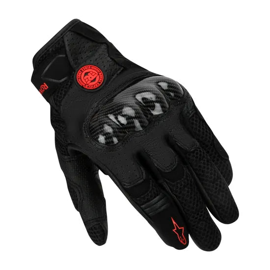 Royal Enfield Alpinestar SMX-1 V2 Air Black Gloves – RiderzPlanet