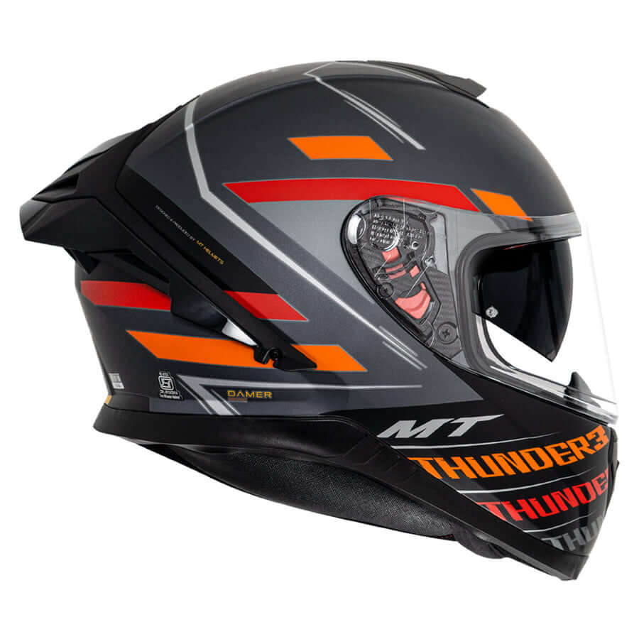 Mt helmets black and sales red