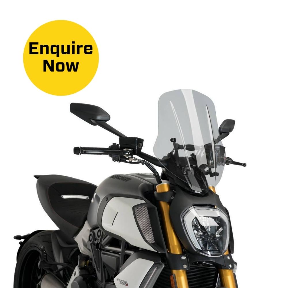 Ducati diavel hot sale touring windscreen