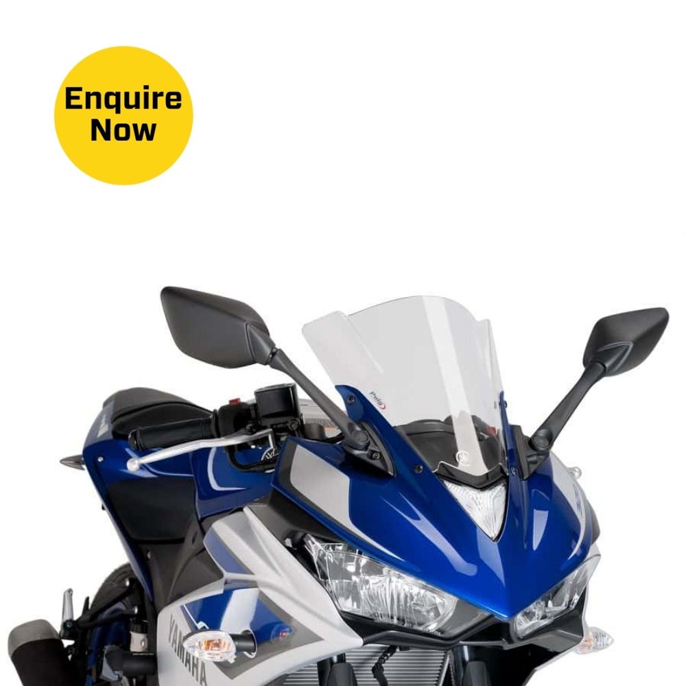 Yamaha r3 deals windshield